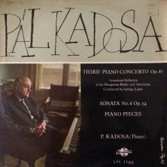 Pal Kadosa Sonata No.4 Op.54 LP Plak