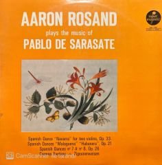 Aaron Rosand Pablo De Sarasate LP Plak