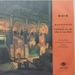 Bach Magnificat Cantata No.50 LP Plak