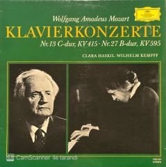 Wolfgang Amadeus Mozart Klavierkonzerte Nr.13 LP Plak