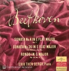 Beethoven Sonata No.4 No.26 LP Plak