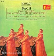 Bach Two Concerti LP Plak