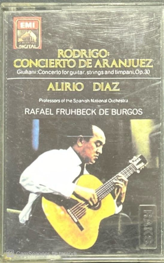 Aliro Diaz Rodrigo: Concierto Aranjuez Kaset