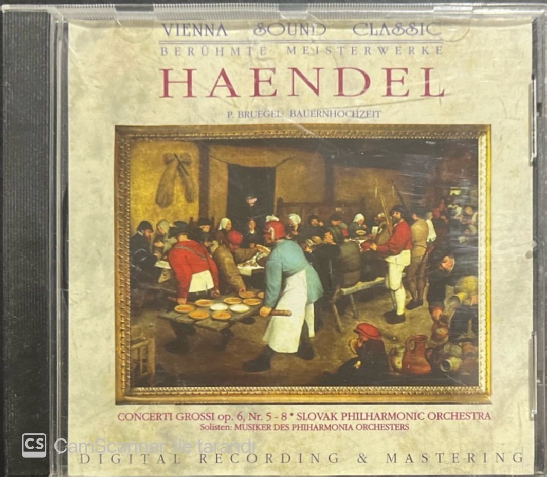Vienna Sound Classic Haendel CD