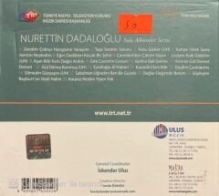 TRT Arşiv Serisi 37 Nurettin Dadaloğlu CD