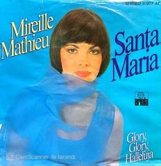 Mireille Mathieu Santa Maria 45lik Plak