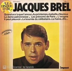Jacques Brel Jacques Brel LP Plak