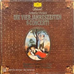 Antonio Vivaldi Berliner Philharmoniker Herbert von Karajan Die Vier Jahreszeiten 6 Concerti 2 LP Box Set Plak