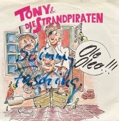 Tony & Die Strandpiraten Ole Oleo 45lik Plak