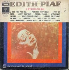 Edith Piaf J' M'en Fous Pas Mal LP Plak