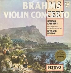 Brahms Violin Concerto LP Plak
