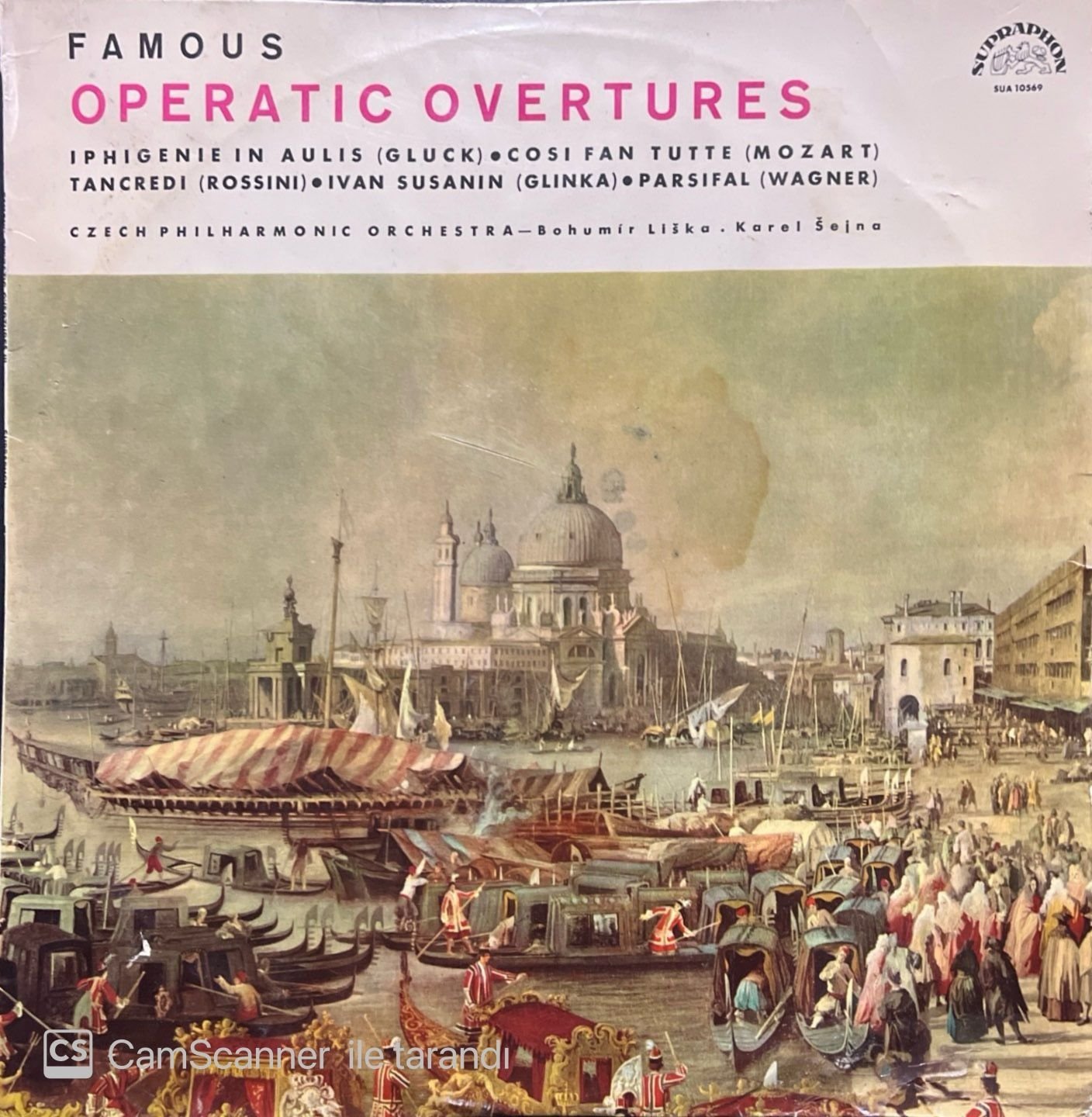 Famous Operatic Overtures LP Plak