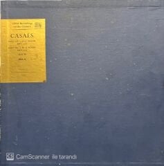 Pablo Casals Suite No.1 No.2 Bach Great Recordings Of The Century LP Plak