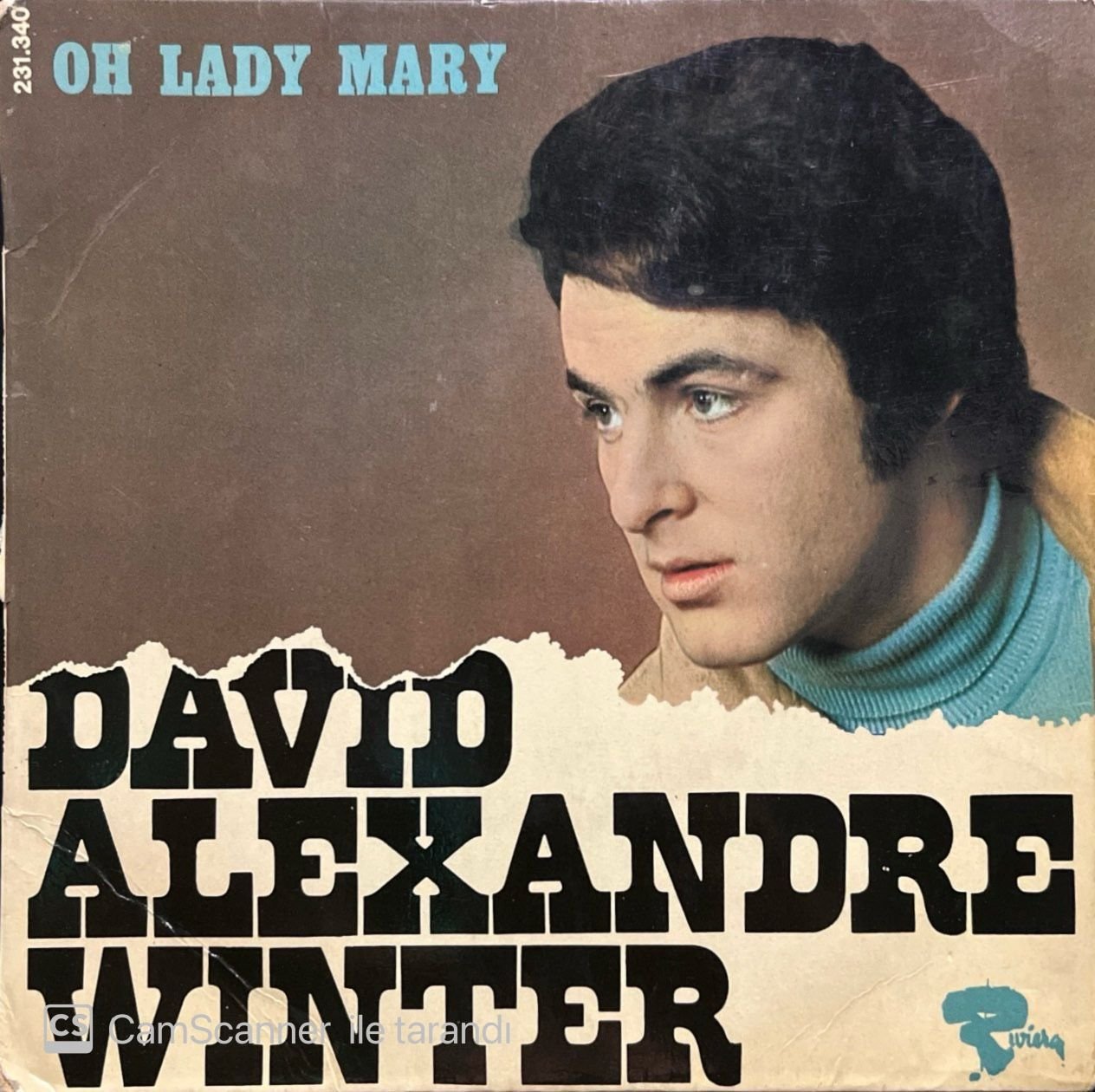 David Alexandre Winter Oh Lady Mary (Samanyolu) 45lik Plak