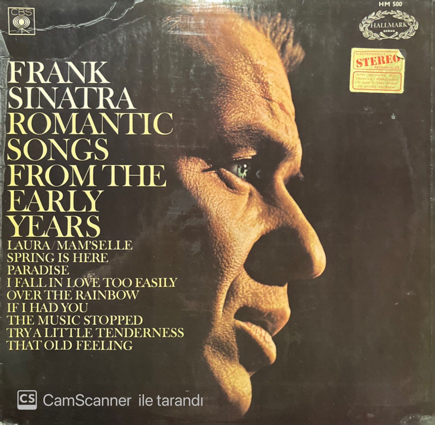 Frank Sinatra Romantic Songs From The Early Years LP Plak