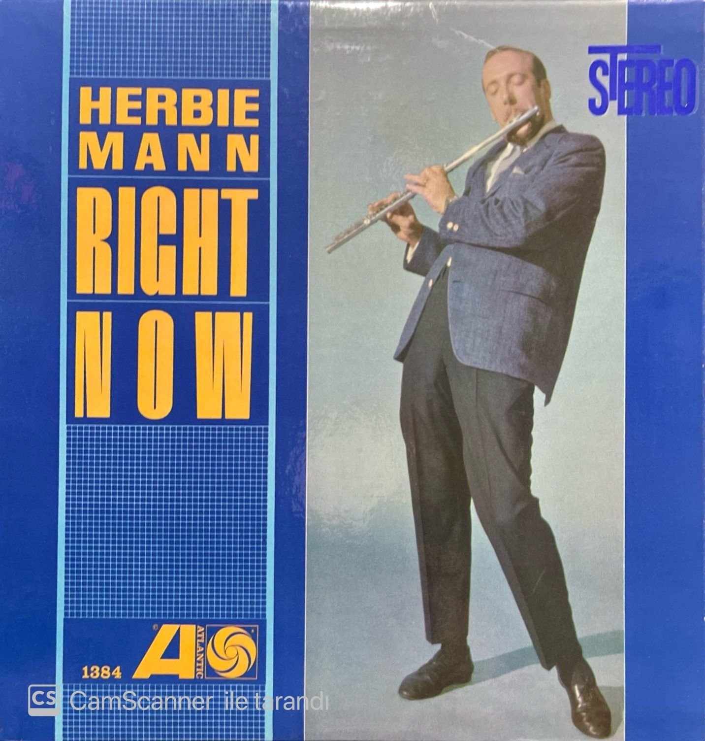 Herbie Mann Right Now LP Plak