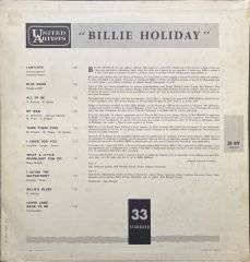 Billie Holiday Ladylove LP Plak