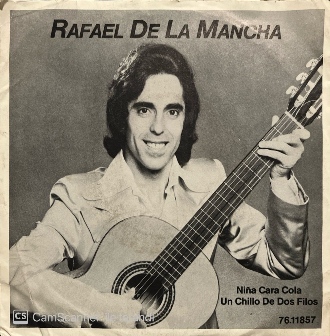 Rafael De La Mancha Nina Cara Cola 45lik Plak