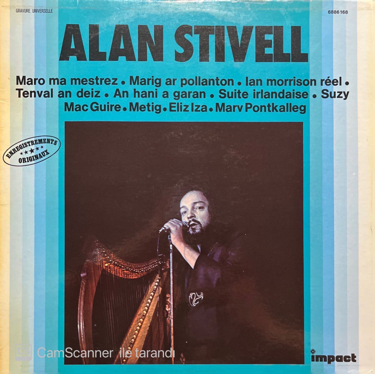 Alan Stivell LP Plak