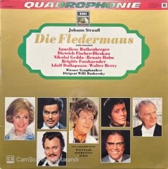 Johann Strauss Die Fledermaus LP Klasik Plak