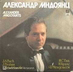 Alexander Mndoyants Piano Bach Brahms Mendelson LP Plak