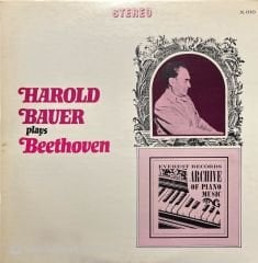 Harold Bauer Plays Beethoven LP Plak