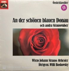 Wiens Johann Strauss Orkester An Der Schönen Blaunen Donau LP Klasik Plak
