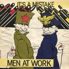Men At Work It's A Mistake 45lik Plak