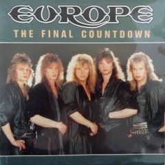 Europe The Final Countdown 45lik Plak