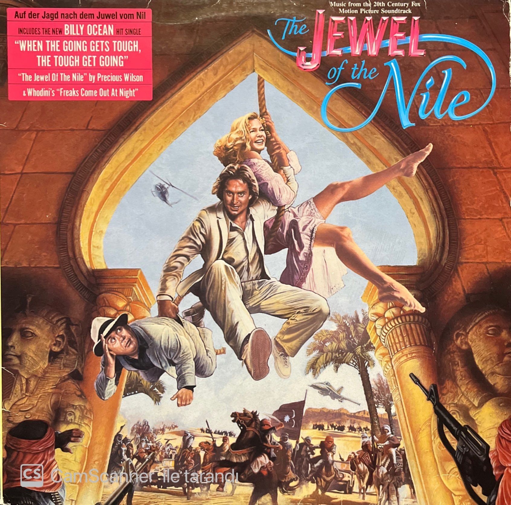 The Jewel Of The Nile Soundtrack LP Plak