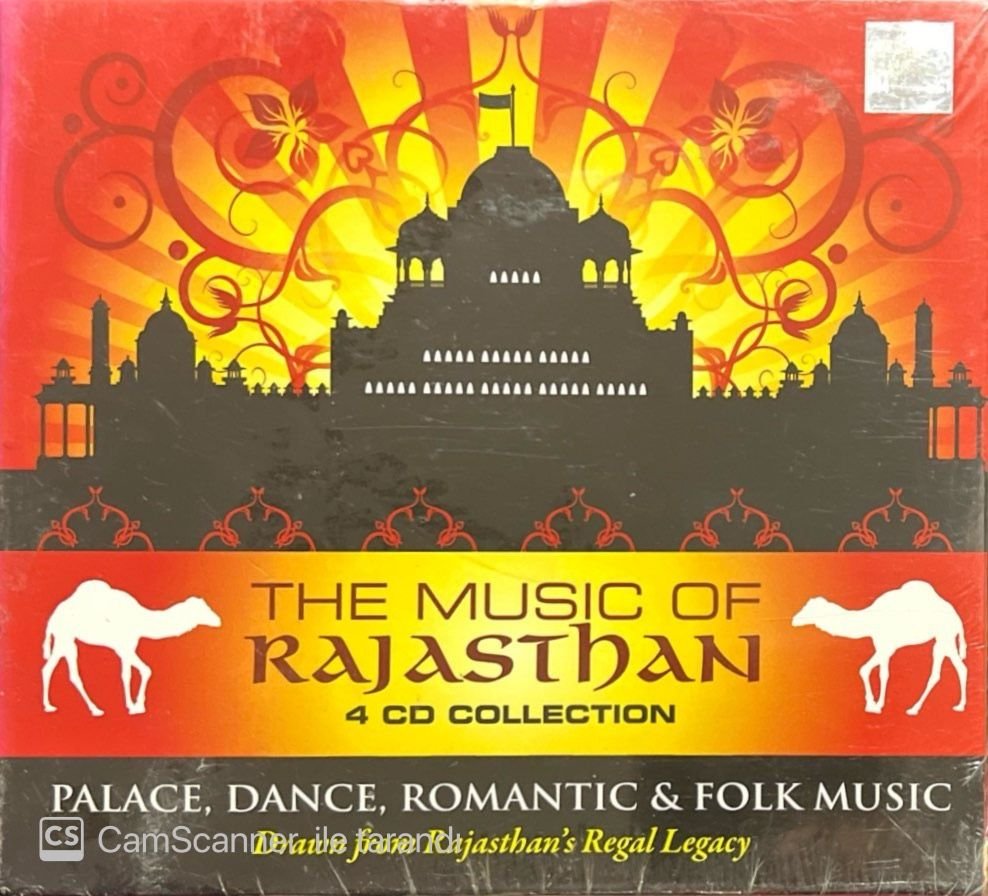 The Music Of Rajasthan 4 CDlik Box Set Açılmamış Jelatininde CD