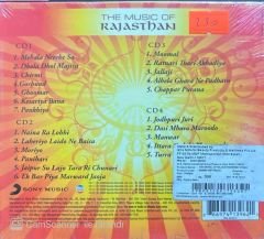 The Music Of Rajasthan 4 CDlik Box Set Açılmamış Jelatininde CD