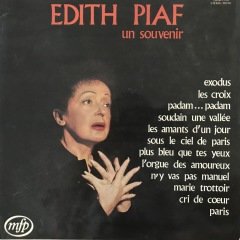Edit Piaf Un Souvenir Padam Padam LP Plak