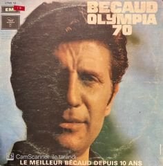 Gilbert Becaud Olympia 70 LP Plak