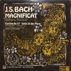 J. S. Bach Magnificat LP Klasik Plak