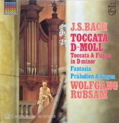 J. S. Bach Toccata D-Moll LP Klasik Plak