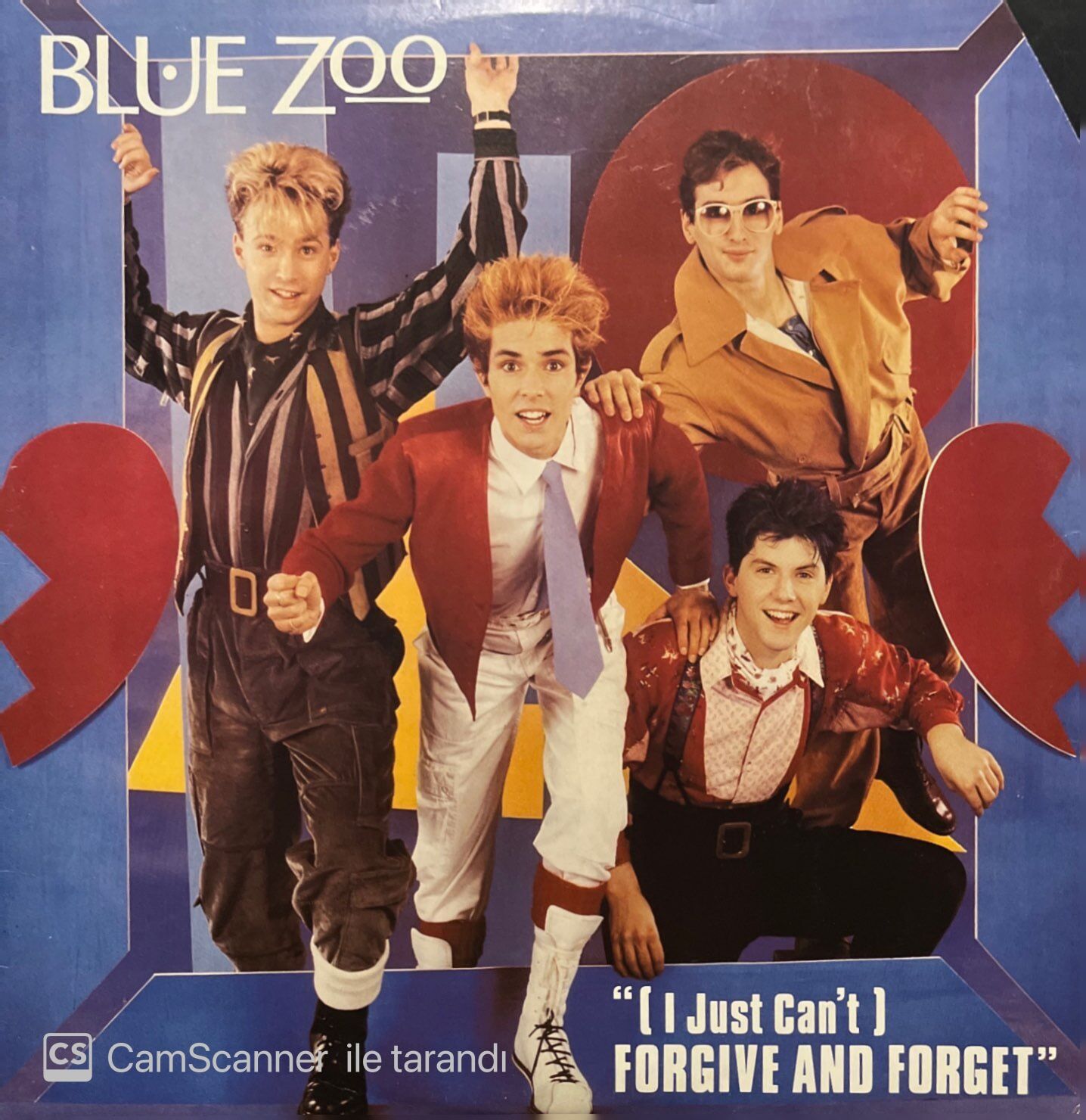 Blue Zoo (I Just Can't) Forgive And Forgey LP Plak