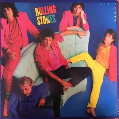 Rolling Stones Dirty Work LP Plak