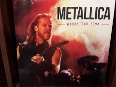Metallica Woodstock 1994 Yeni Baskı LP Plak