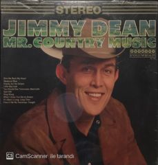 Jimmy Dean Mr. Country Music Jelatininde Açılmamış Dönem Baskı LP Klasik Plak