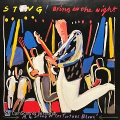 Sting Bring On The Night Double LP Plak