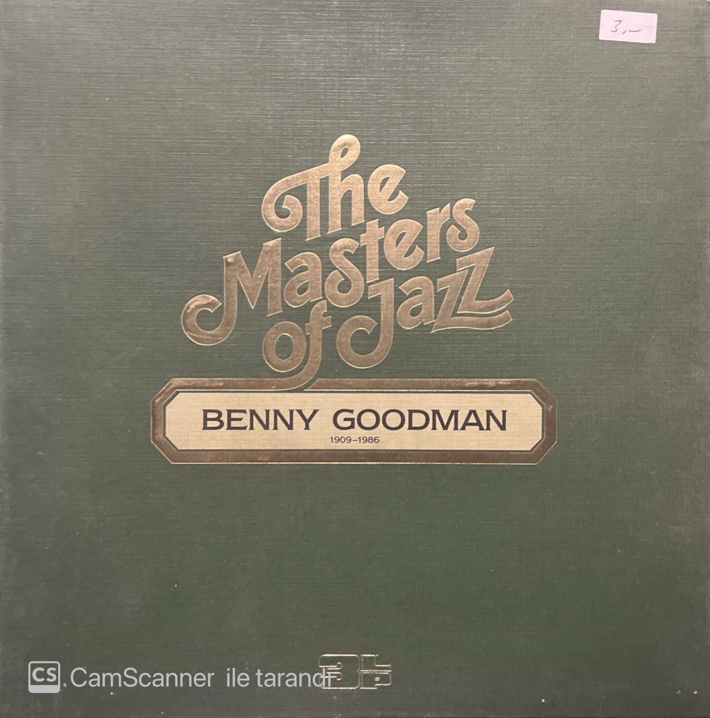 Benny Goodman The Masters Of Jazz 3 LP Box Set Plak