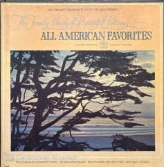 All-American Favorites The Longines Symphonette Society  3 LP Box Set Plak