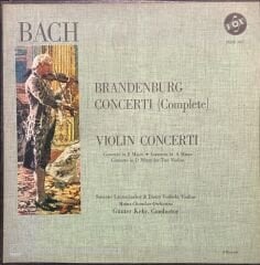 Bach Brandenburg Concertos (Complete) & Violin Concerti 3 LP Box Set Plak