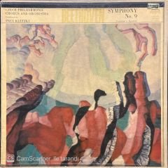 Beethoven Symphony No. 9 Coriolan 2 LP Box Set Plak