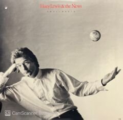 Huey Lewis & The News Small World LP Plak