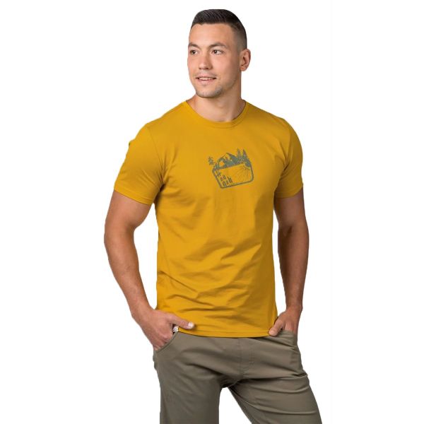 Hannah Ravi Baskılı Erkek T-Shirt Honey