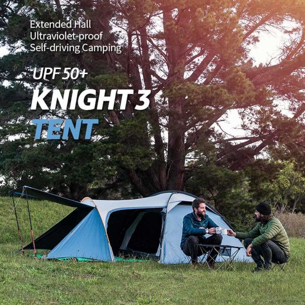 Naturehike Knight-3 +UPF50 3 Kişilik Kamp Çadırı