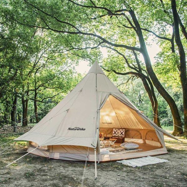 Naturehike Brighten 12.3 Lüks Piramit Pamuk Glamping Çadırı