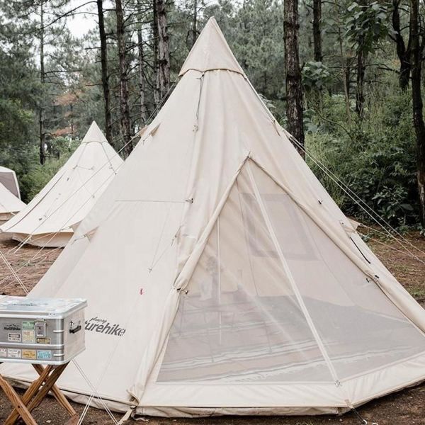 Naturehike Profound 9.6 Carpa Glamping Aile Çadırı | Cotton Pyramid Kanvas |